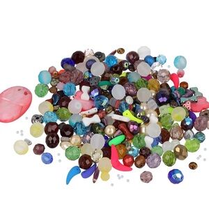 Colorful Bead Assortment/SOUP/LOT ASSORTED/new bag 307 grams